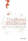Cover: Uniform Evidence - OUP Australia and New Zealand