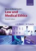 Cover: Mason and McCall Smith's Law and Medical Ethics - Oxford University Press
