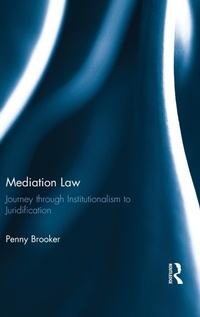 Abbildung von: Mediation Law - Routledge