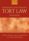 Cover: Markesinis And Deakin's Tort Law Edition 6 - Oxford University Press