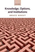 Cover: Knowledge, Options, and Institutions - Oxford University Press