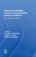 Cover: Whose Knowledge Counts in Government Literacy Policies? - Routledge