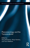 Cover: Phenomenology and the Transcendental - Routledge