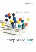 Cover: Corporate Law - Oxford University Press