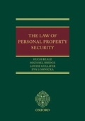 Cover: The Law of Personal Property Security - Oxford University Press