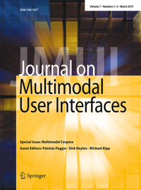 Enlarge image Cover: Journal on Multimodal User Interfaces - Springer