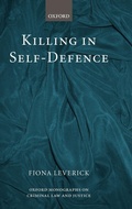 Cover: Killing in Self-Defence - Oxford University Press
