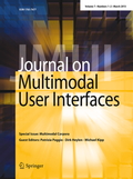 Cover: Journal on Multimodal User Interfaces - Springer