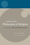 Cover: Hegel: Lectures on the Philosophy of Religion - Oxford University Press