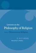 Cover: Hegel: Lectures on the Philosophy of Religion - Oxford University Press
