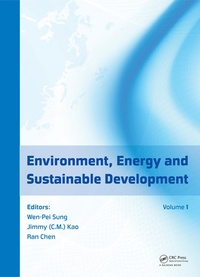 Enlarge image Cover: Environment, Energy and Sustainable Development - CRC Press
