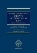 Cover: Cheshire, North & Fawcett: Private International Law - Oxford University Press