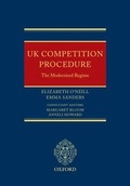 Cover: UK Competition Procedure - Oxford University Press
