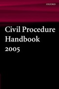 Cover: Civil Procedure Handbook 2005 - Oxford University Press