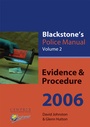 Cover: Evidence and Procedure - Oxford University Press