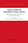 Cover: Indicators of Children's Well-Being - Springer
