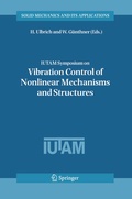 Cover: IUTAM Symposium on Vibration Control of Nonlinear Mechanisms and Structures - Springer
