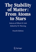 Cover: The Stability of Matter: From Atoms to Stars - Springer