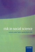 Cover: Risk in Social Science - Oxford University Press