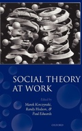 Cover: Social Theory at Work - Oxford University Press