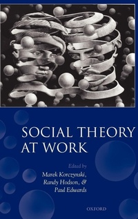 Enlarge image Cover: Social Theory at Work - Oxford University Press