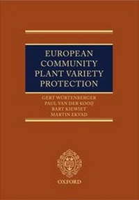 Enlarge image Cover: European Community Plant Variety Protection - Oxford University Press