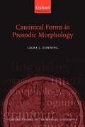 Cover: Canonical Forms in Prosodic Morphology - Oxford University Press