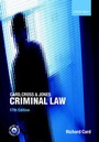 Cover: Card, Cross and Jones Criminal Law - Oxford University Press