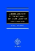 Abbildung von: Arbitration of International Business Disputes - Oxford University Press