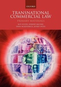 Cover: Transnational Commercial Law - Oxford University Press