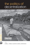 Cover: The Politics of Decentralization - Earthscan Ltd