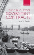Cover: The Public Law of Government Contracts - Oxford University Press