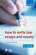 Cover: How to Write Law Essays and Exams - Oxford University Press