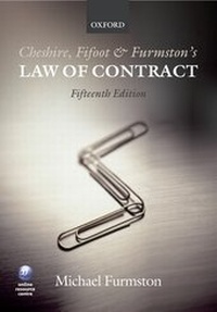 Abbildung von: Cheshire, Fifoot and Furmston's Law of Contract - Oxford University Press
