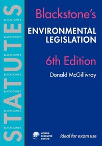 Bild: Blackstone's Environmental Legislation - Oxford University Press