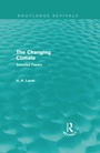 Cover: The Changing Climate (Routledge Revivals) - Routledge