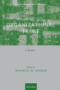 Enlarge image Cover: Organizational Trust - Oxford University Press