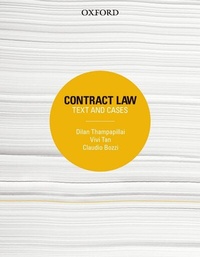 Abbildung von: Contract Law - OUP Australia and New Zealand