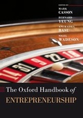 Cover: The Oxford Handbook of Entrepreneurship - Oxford University Press