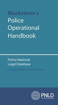 Abbildung von: Blackstone's Police Operational Handbook - Oxford University Press
