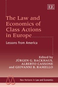 Abbildung von: The Law and Economics of Class Actions in Europe - Edward Elgar Publishing