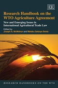 Cover: Research Handbook on the WTO Agriculture Agreement - Edward Elgar Publishing