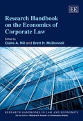 Cover: Research Handbook on the Economics of Corporate Law - Edward Elgar Publishing