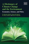 Cover: A Dictionary of Climate Change and the Environment - Edward Elgar Publishing