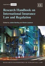 Cover: Research Handbook on International Insurance Law and Regulation - Edward Elgar Publishing