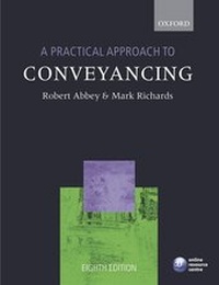 Enlarge image Cover: A Practical Approach to Conveyancing - Oxford University Press