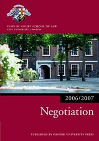 Abbildung von: Negotiation 2006-2007 - Oxford University Press
