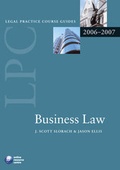 Cover: Business Law 2006-2007 - Oxford University Press
