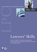 Cover: Lawyers' Skills 2006-2007 - Oxford University Press