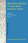Cover: Quantitative Methods in Corpus-Based Translation Studies - John Benjamins Publishing Co